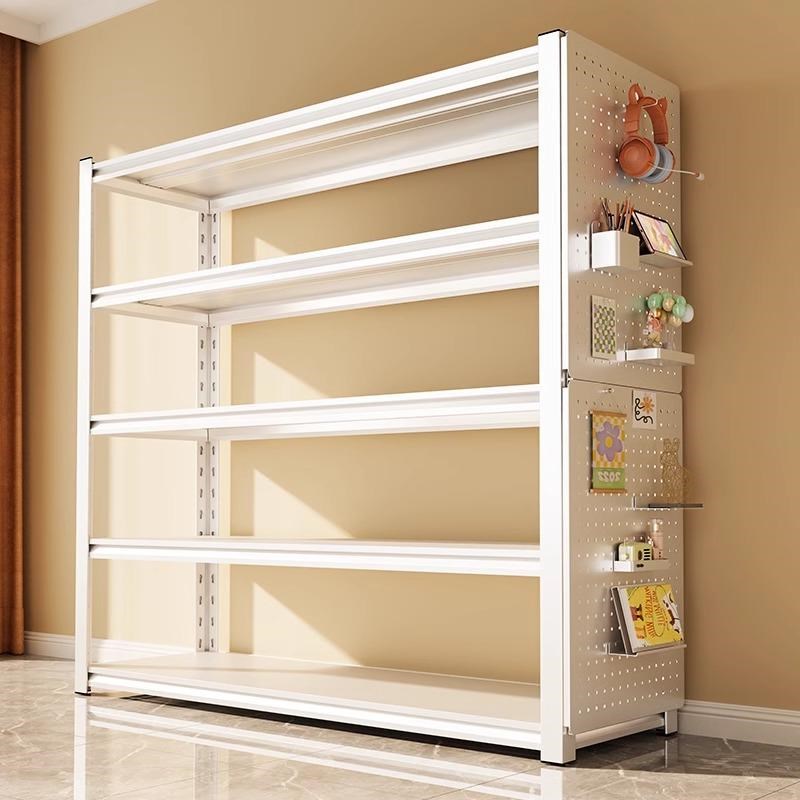 货架家用置物架多层落地阳台客厅收纳架仓库储物架V商超快递展示