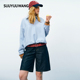 SUUYUUWANG26春半开门襟套头卫衣SYSHE1M0109