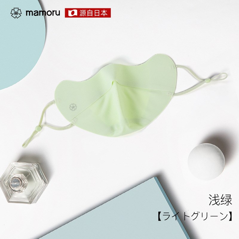 mamoru防晒口罩女透气护眼角口罩3d立体显脸小夏季防紫外线面罩