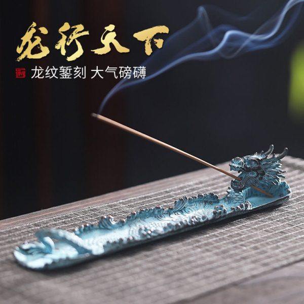 龙行天下香炉熏香炉檀香线香炉卧香炉室内香薰摆件香插卧香盒,家居饰品,香薰炉,淘宝优惠券,粉丝福利购,淘宝优惠卷