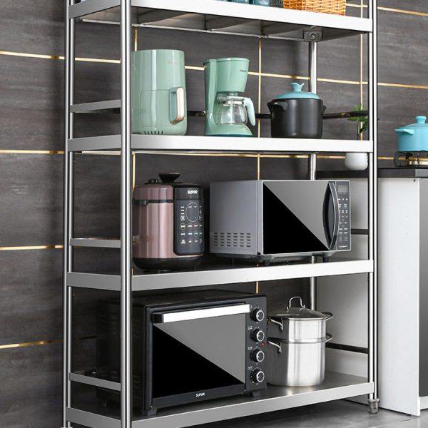 304不锈钢厨房置物架落地多层收纳货架阳台微波炉锅架烤箱架子,厨房/烹饪用具,微波炉置物架,淘宝优惠券,粉丝福利购,淘宝优惠卷