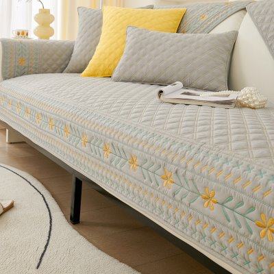 现代简约水洗棉沙发垫四季通用防滑沙发套罩高档布艺靠背巾坐垫子,居家布艺,沙发垫,淘宝优惠券,粉丝福利购,淘宝优惠卷