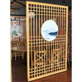 s定制实木屏风隔断新式 中玄关花格背简约入c户格栅客厅卧F767T6HJ