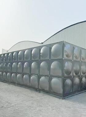 303204不锈钢水箱长方形不锈消钢保温箱消防水池200吨防水工蓄程
