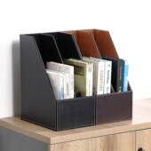 商务双层文件架两MHS SPWJ联文件座料桌面案两格文件栏资框档理办