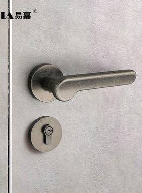 中古风室内72F045/7门锁古仿做旧卧室门锁音木门把手通用型静磁吸