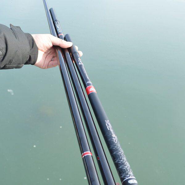 威宝莱2.1米并继抄网杆碳素插接插节钓鱼捞鱼抄网竿超轻超硬玉柄