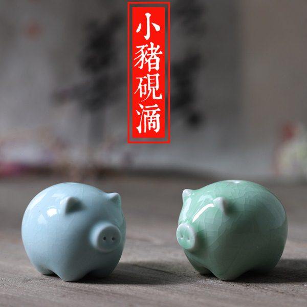 同和纸庄 小猪砚滴瓷器水滴小楷研墨用滴水水盂文房用品书法国画,文具电教/文化用品/商务用品,文房四宝,淘宝优惠券,粉丝福利购,淘宝优惠卷