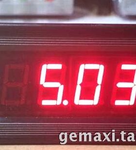 12V供电 数显直流电压表头DC010V20V30V50V100V200V300V 500V