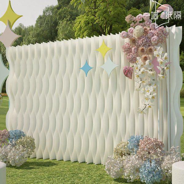 屏风隔断可折叠纸墙办公室分隔遮挡板房间卧室小户型免安装假墙