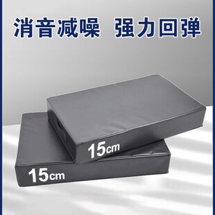 杠铃硬拉举重减震垫健身房防噪音地面缓冲垫力量训练防撞保护地板