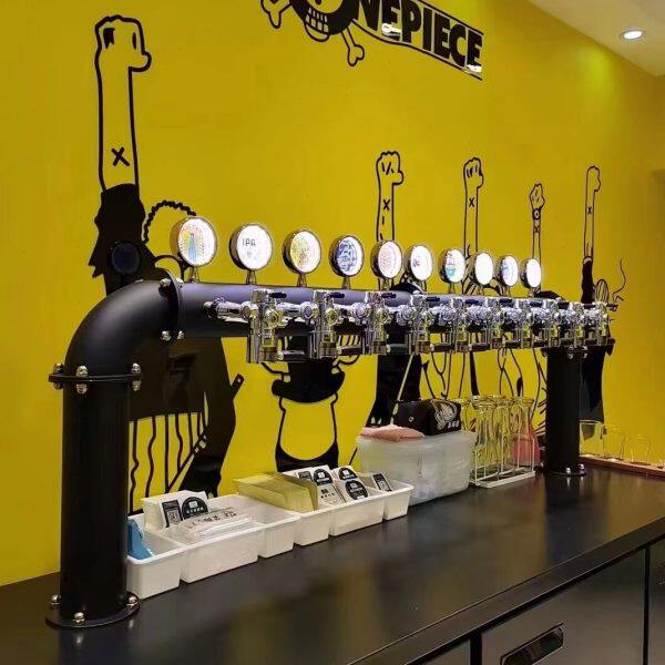 明翔啤酒墙加长泡沫飞马灌装消沫打酒器扎啤机等压灌瓶打包酒头阀