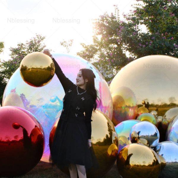 镭射炫彩球银色镜面反光球商场美陈酒吧舞台活动悬挂装饰气模,节庆用品/礼品,充气用品,淘宝优惠券,粉丝福利购,淘宝优惠卷