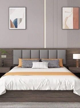 Tal酒店家具标间宾馆专用床民宿公寓间大床厂家酒店床专用全套