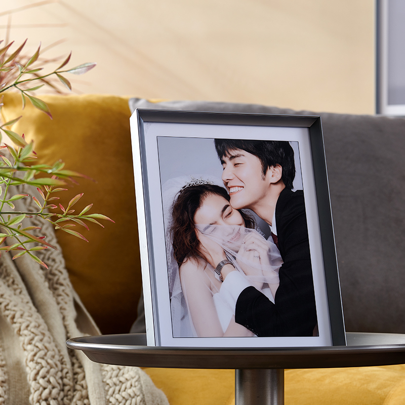 相框摆台高级感照片定制全家福情侣网红相框照片相片Y制作水晶照