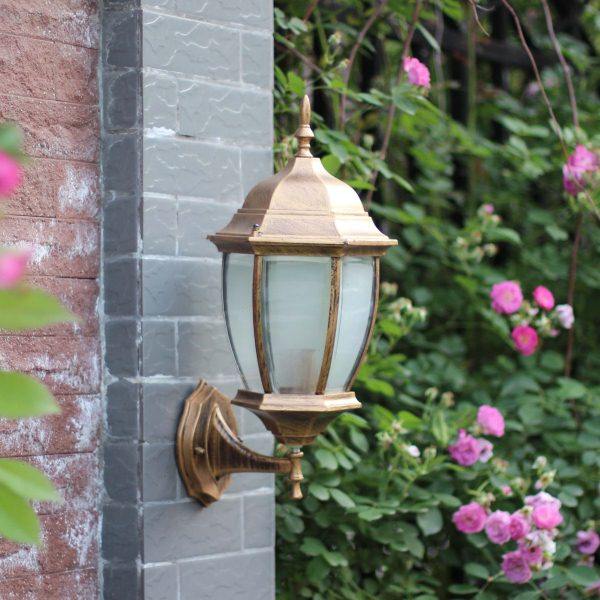 户外欧式壁灯室外防水庭院灯过道走廊灯仿古田园灯别墅客厅墙壁