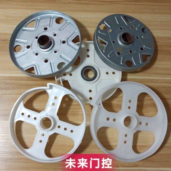 卷帘门扭簧盘卷帘门配件手动卷闸门弹簧带盘轴承弹簧盒铁皮壳扭簧图片