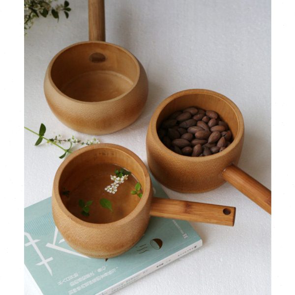 竹水瓢竹制水勺舀水瓢家用厨房盛水勺浇花浇菜瓢 打水酒瓢 沐浴瓢图片