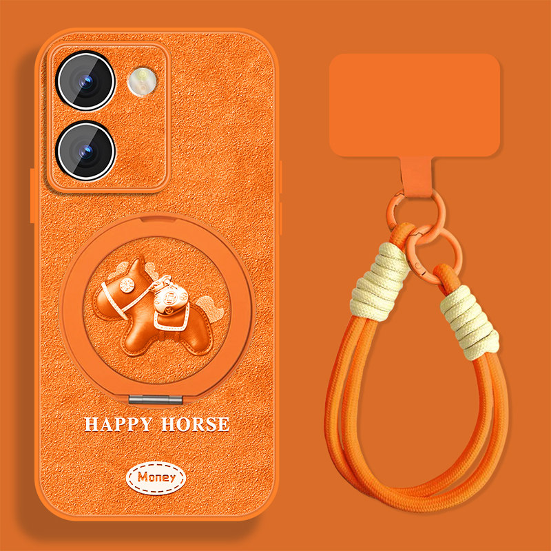 幸运小马适用vivoy100手机壳女卡通y100i新款新年长续航版本命年Y100小羊皮保护套全包防摔viv0挂绳外壳,3C数码配件,手机保护套/壳,淘宝优惠券,粉丝福利购,淘宝优惠卷