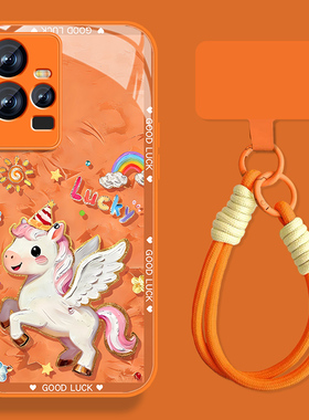 彩虹小马适用vivoiqoo11手机壳女卡通iqoo11pro新款新年爱酷11s高级感viv0玻璃保护套全包防摔iq00情侣外壳