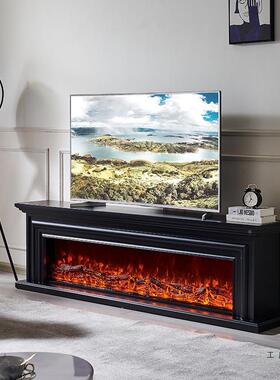 1.8/2926/22米法式仿壁炉电视柜.美式壁炉子架真火电壁炉芯家用定