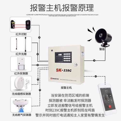 时刻SK-239C防盗报警器家