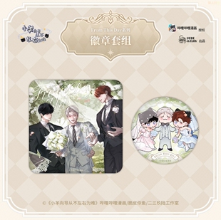 【正版】小羊向导从不左右为难二期徽章盲盒从今日起系列周边CF