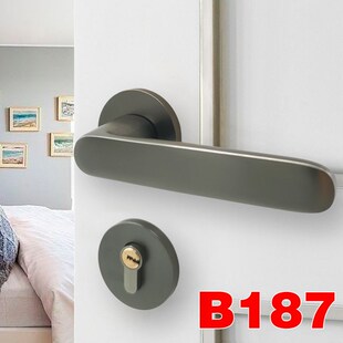 TATA木门专用尼克门锁磁吸静音锁室内卧室简约现代实木门锁隐藏锁