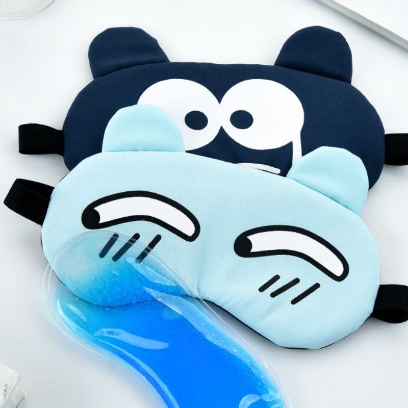 可爱搞怪卡通冰袋冰敷眼罩女男睡眠缓解眼疲劳热冷敷眼罩