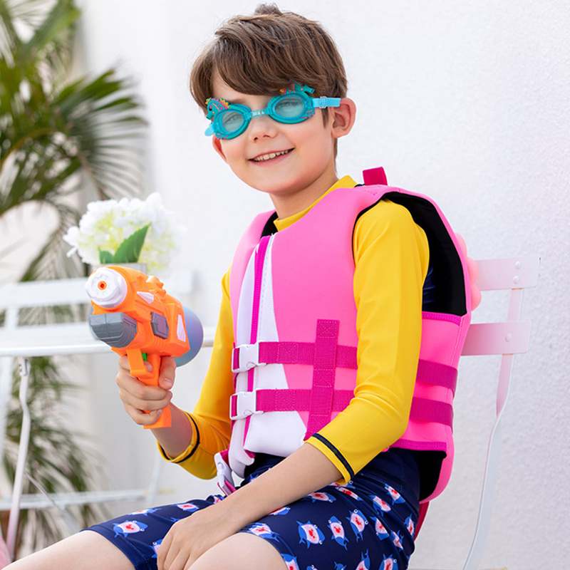 儿童救生衣大浮力背心小黄鸭浮潜男女救生圈户外宝宝学游泳衣潮牌
