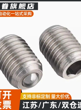 QDE17万向球BCSB/BCSBJ8/10/12/16/20球头柱塞型 钢珠滚轮螺纹