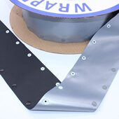 60WB 环保阻燃扣式 80银黑 60PC 80WB 结束带扣式 套管钮扣保护带PC