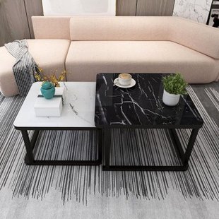 新疆包邮重叠茶几客厅钢化玻璃小户型简易阳台圆形组合茶桌省空间