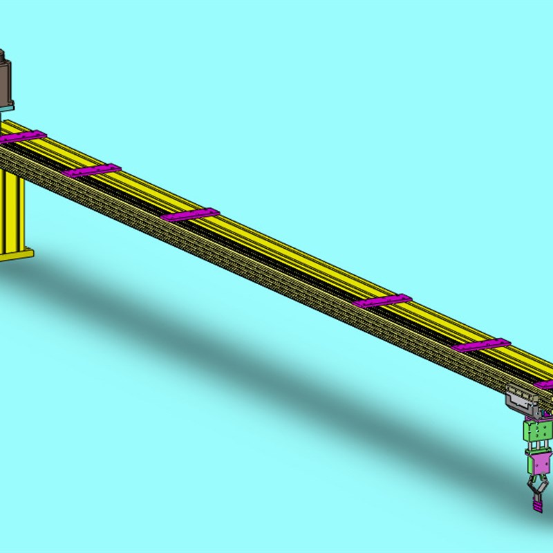 厂家供应同步带直线模组 长行程单轴十字三轴龙门同步带直线模组
