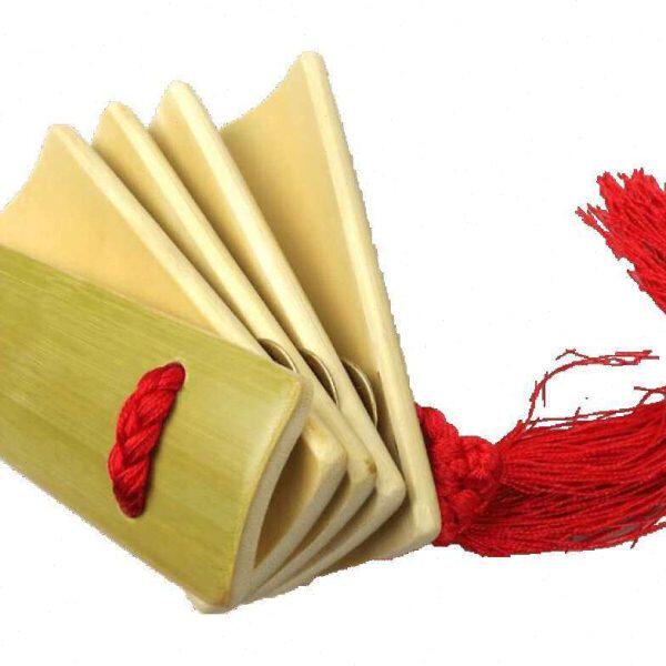 新款手工制作竹板快板乐器适用语言表演相声曲艺表演