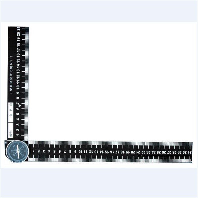 L型足迹定位直角比例尺,足迹定位比例尺