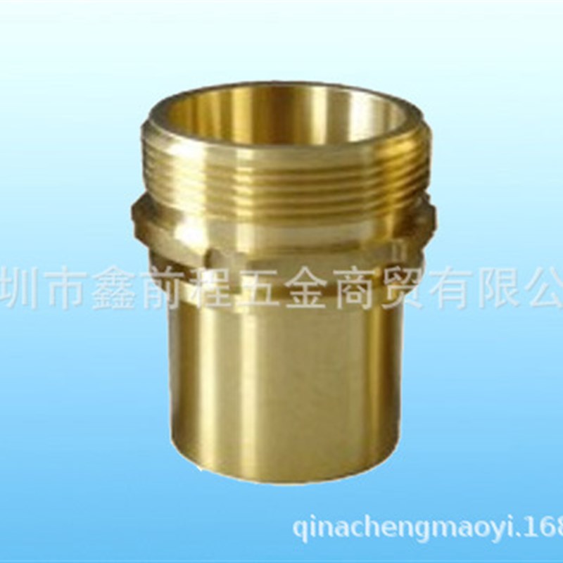 黄铜比塔接头DIN2817/EN14420-5液压油管外螺纹管尾3寸DN80管芯