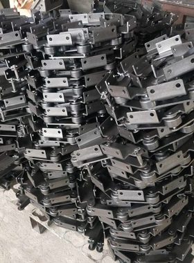 双节距输送弯板链p150P80p125p100p160流水线链条链板线链条链轮