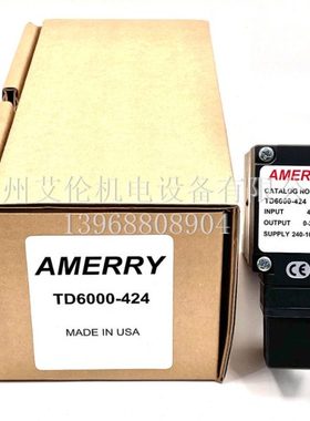 美国阿梅里Amerry 电气转换器比例阀 TD6000-424