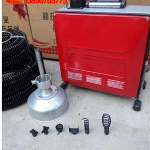 150型管道疏通机电动下水道疏通器家用管道疏通工具专业清理机