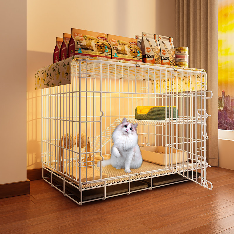 猫别墅宠物笼子一体猫屋舍猫空笼家用室内猫砂盆猫窝猫围栏狗笼子,宠物/宠物食品及用品,猫笼子/猫别墅,淘宝优惠券,粉丝福利购,淘宝优惠卷