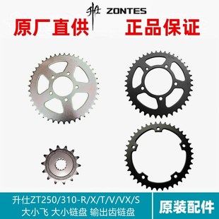 S后大小牙盘大飞从动链轮后齿轮 升仕原配件ZT250 310