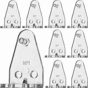 零售 卷帘窗帘下杆固定钩配件 百叶帘定位钩12个套装