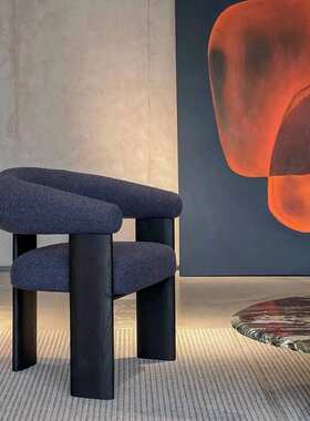 IDAO宜道单人沙发椅客厅意式极简设计师沙发卧室民宿