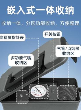 车载起便件携36722式充气动泵电汽车轮胎用自动打气筒带气压表一