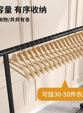 晾衣室架卧落地家用室挂衣服阳台叠杆简易内FJO移动宿舍晒折凉衣