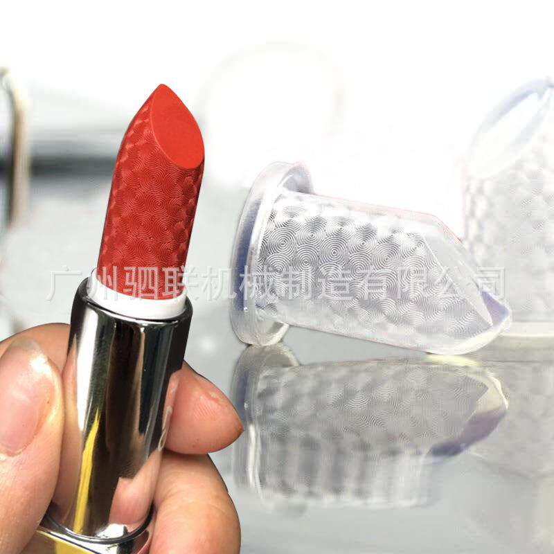 口红灌装机配套12孔铝制雕花双色夹心口红模具10孔硅胶模具
