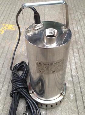 全不锈钢家用潜水泵QDX-370/浇花泵/抽水泵/家用洗车泵排水泵