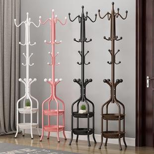 现代简约衣架落地衣帽架卧室挂衣架客厅搭衣服架子理石底座大衣架