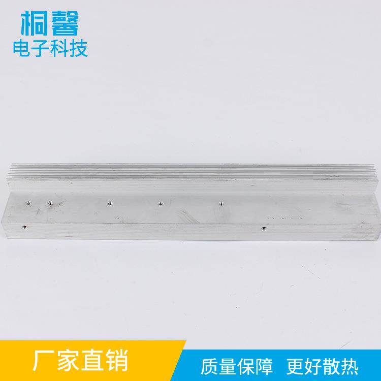 供应纯铝散热器电源外壳异形方管铝型材散热器电子梯形散热片